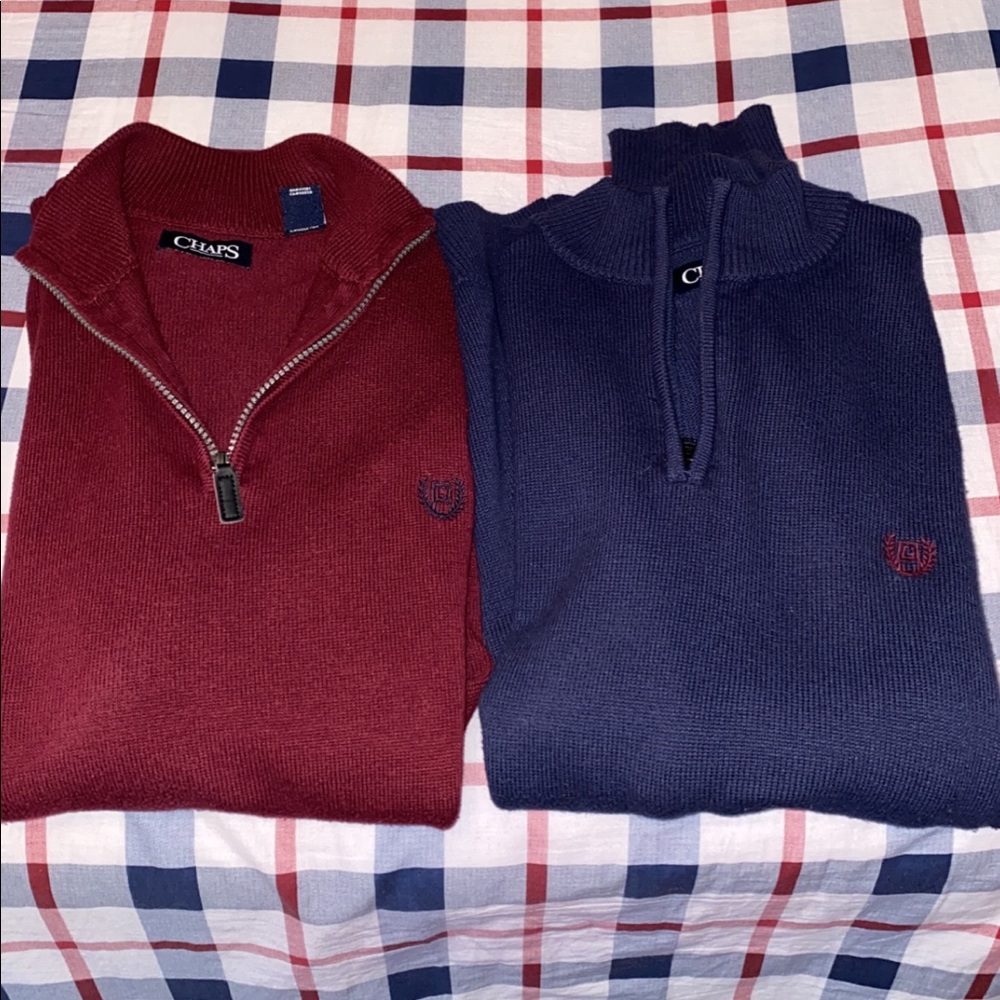 Chaps men’s quarter zip bundle!